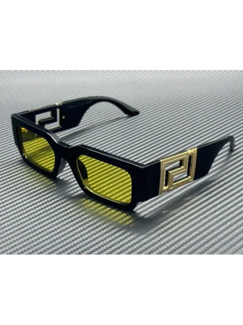 New Versace Men Black Sunglasses 54-21-140